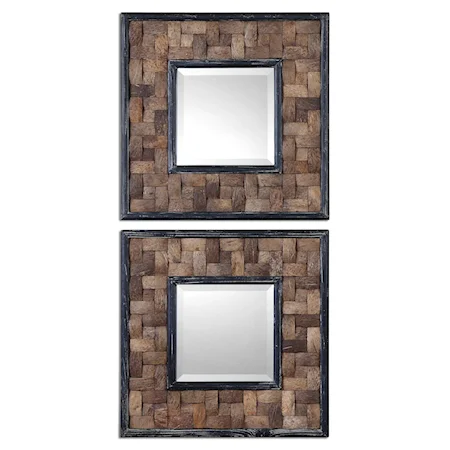 Barros Squares, Set of  2 Mirror